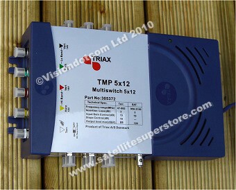 5 in and 12 out Multiswitch
