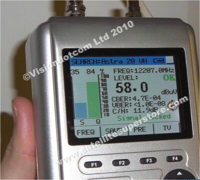Satcatcher satellite meter TV
