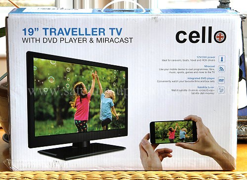 Cello 12V 16 inch Full HD LED 12 Volt Digital TV with Built-in