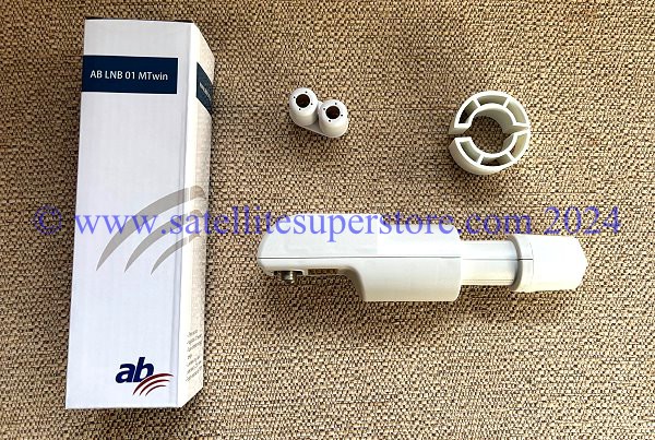 AB narrow feed twin LNB