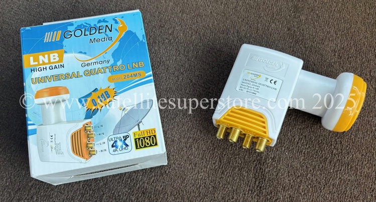 Golden Media Quatro LNBs
