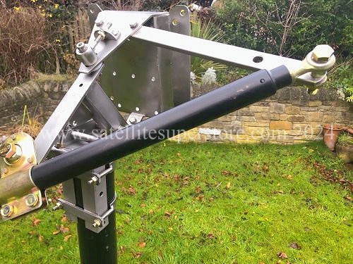 Primesat polar mount for Cahors and Raven 1.2m dish