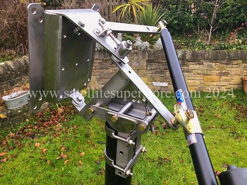 Primesat polar mount for Cahors and Raven 1.2m dish